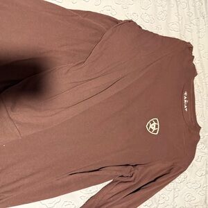 Ariat Chestnut Long Sleeve Tee Large